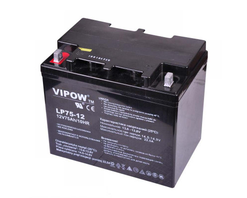 Акумулятор гелевий 12V 75Ah (BAT0224)