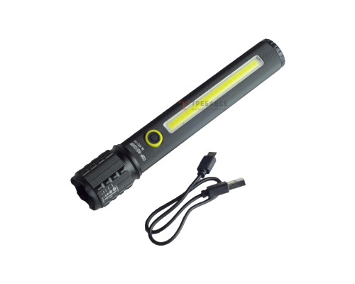 Фонарик акумуляторний LED X-Balog BL-C63 Black Фонарик акумуляторний LED X-Balog BL-C63 Black