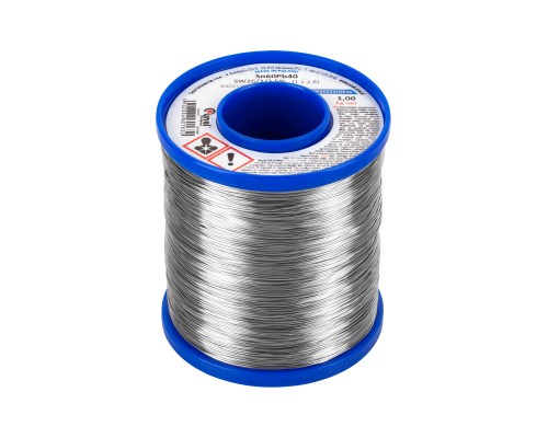 Припой з флюсом 0.7 mm/1000g Cynel Sn60Pb40 (LUT0105-1000) Припой з флюсом 0.7 mm/1000g Cynel Sn60Pb40 (LUT0105-1000)