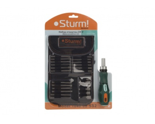 Викрутка з насадками Sturm 1040-08-SS2, 26 шт Викрутка з насадками Sturm 1040-08-SS2, 26 шт