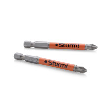 Біти S2 PH2x75 mm, 10шт (відривна упаковка) Sturm 1271512 Біти S2 PH2x75 mm, 10шт (відривна упаковка) Sturm 1271512