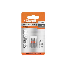 Біти S2 PZ1x25 мм, 2шт Sturm 1272301 Біти S2 PZ1x25 мм, 2шт Sturm 1272301
