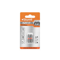 Біти S2 PZ2x25 мм, 2шт Sturm 1272302