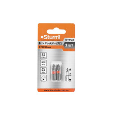 Біти S2 PZ2x25 мм, 2шт Sturm 1272302 Біти S2 PZ2x25 мм, 2шт Sturm 1272302