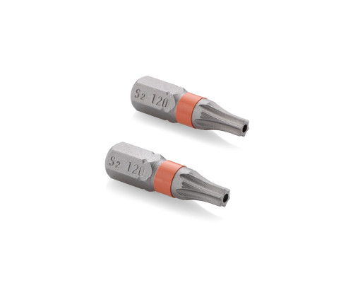 Біти S2 T-20×25 мм Tamper, 2шт Sturm 1274303 Біти S2 T-20×25 мм Tamper, 2шт Sturm 1274303
