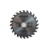 Диск пильний по дереву Sturm 9020-125-22-24T, 125х22 мм 24 зуби