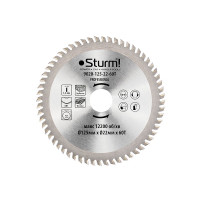 Диск пильний 125х22мм 60 зубів по дереву Sturm 9020-125-22-60T