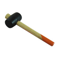 Киянка з дерев'яною рукояткою Sturm 1120404, 680 г, чорна гума Киянка з дерев'яною рукояткою Sturm 1120404, 680 г, чорна гума