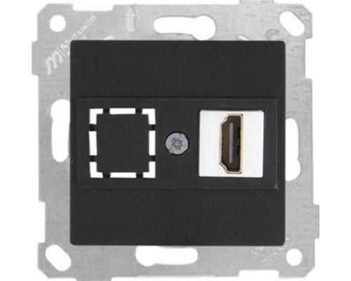 Механізм розетки 1гн HDMI, RITA, Mutlusan, чорний, (2200 457 0184) Механізм розетки 1гн HDMI, RITA, Mutlusan, чорний, (2200 457 0184)