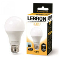 Лампа LEBRON L-A60, 10W, Е27, 6500K, 900Lm Лампа LEBRON L-A60, 10W, Е27, 6500K, 900Lm