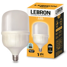Лампа LEBRON L-А80, 20W, Е27, 6500K, 1800Lm Лампа LEBRON L-А80, 20W, Е27, 6500K, 1800Lm