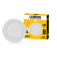 Точковий світильник врізний білий круглий LEBRON L-PR-941, 9W, 4100K Точковий світильник врізний білий круглий LEBRON L-PR-941, 9W, 4100K