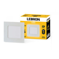 Точковий світильник врізний білий квадратний LEBRON L-PS-641, 6W, 4100K. Точковий світильник врізний білий квадратний LEBRON L-PS-641, 6W, 4100K.
