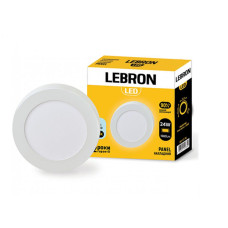 Світильник точковий накладний круглий LEBRON L-PRS-2465, 24W, 6500K. білий Світильник точковий накладний круглий LEBRON L-PRS-2465, 24W, 6500K. білий