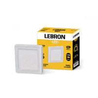 Світильник точковий накладний квадратний LEBRON L-PSS-1241, 12W, 4100K. білий Світильник точковий накладний квадратний LEBRON L-PSS-1241, 12W, 4100K. білий