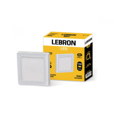 Світильник точковий накладний квадратний LEBRON L-PSS-1241, 12W, 4100K. білий Світильник точковий накладний квадратний LEBRON L-PSS-1241, 12W, 4100K. білий
