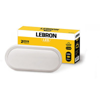 Світильник накладний LEBRON L-WLO, 18W, овал, 4100K, 1575Lm, ІР65 Світильник накладний LEBRON L-WLO, 18W, овал, 4100K, 1575Lm, ІР65