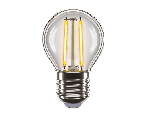 Лампа Едісона G45, 2W, E27, 2700K, 200Lm VELMAX V-Filament 21-41-30 Лампа Едісона G45, 2W, E27, 2700K, 200Lm VELMAX V-Filament 21-41-30
