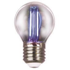 Лампа Едісона G45, 2W, E27, синя, 200Lm VELMAX V-Filament 21-41-34 Лампа Едісона G45, 2W, E27, синя, 200Lm VELMAX V-Filament 21-41-34