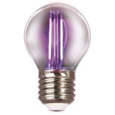 Лампа Едісона G45, 2W, E27, фіолетовий, 200Lm VELMAX V-Filament 21-41-36 Лампа Едісона G45, 2W, E27, фіолетовий, 200Lm VELMAX V-Filament 21-41-36