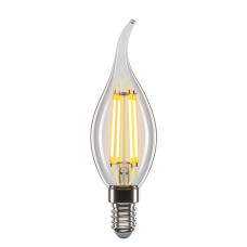 Лампа Едісона C37t, 4W, E14, 4100K, 400Lm VELMAX V-Filament 21-42-34