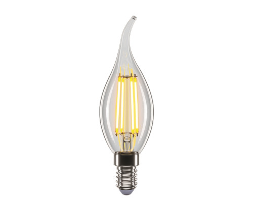 Лампа Едісона C37t, 4W, E14, 4100K, 400Lm VELMAX V-Filament 21-42-34