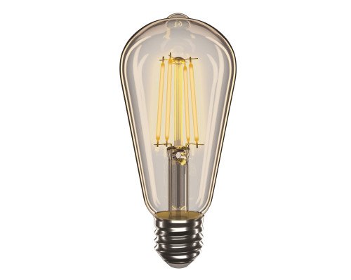 Лампа Едісона Amber-ST64, 4W, E27, 2200K, 400Lm VELMAX V-Filament 21-43-25 Лампа Едісона Amber-ST64, 4W, E27, 2200K, 400Lm VELMAX V-Filament 21-43-25