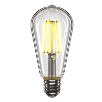 Лампа Едісона ST64, 8W, E27, 4100K, 800Lm VELMAX V-Filament 21-43-32 Лампа Едісона ST64, 8W, E27, 4100K, 800Lm VELMAX V-Filament 21-43-32