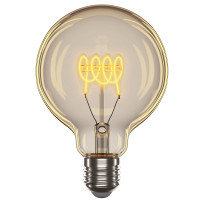 Лампа Едісона Amber-G95-Спіраль-G, 4W, E27, 2700K, 300Lm VELMAX V-Filament 21-46-54 Лампа Едісона Amber-G95-Спіраль-G, 4W, E27, 2700K, 300Lm VELMAX V-Filament 21-46-54