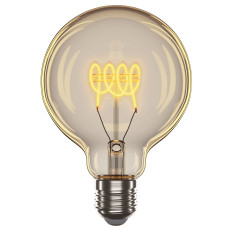 Лампа Едісона Amber-G95-Спіраль-G, 4W, E27, 2700K, 300Lm VELMAX V-Filament 21-46-54 Лампа Едісона Amber-G95-Спіраль-G, 4W, E27, 2700K, 300Lm VELMAX V-Filament 21-46-54