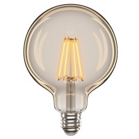 Лампа Едісона Amber-G125, 4W, E27, 2200K, 400Lm VELMAX V-Filament 21-47-17 Лампа Едісона Amber-G125, 4W, E27, 2200K, 400Lm VELMAX V-Filament 21-47-17