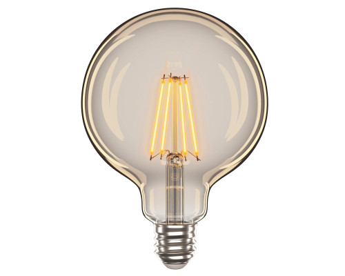 Лампа Едісона Amber-G125, 4W, E27, 2200K, 400Lm VELMAX V-Filament 21-47-17