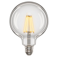 Лампа Едісона G125, 8W, E27, 4100K, 800Lm VELMAX V-Filament 21-47-18