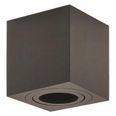 Світильник точковий накладний квадрат VELMAX V-DL-S, max 50W, GU10, 220V, 80*80*84, чорний Світильник точковий накладний квадрат VELMAX V-DL-S, max 50W, GU10, 220V, 80*80*84, чорний
