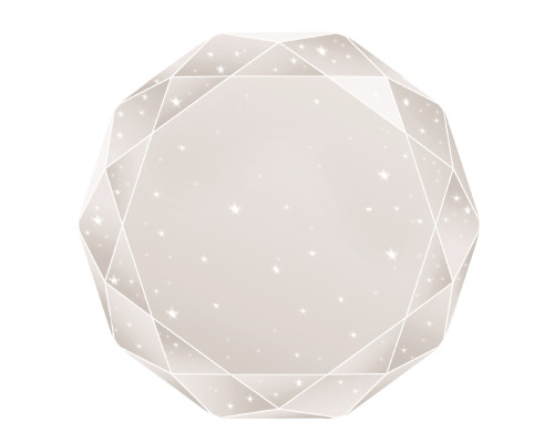Світильник стельовий VELMAX V-CL-DIAMOND, 30W, smart, 3000K-6500K, 2400Lm, пульт ДК Світильник стельовий VELMAX V-CL-DIAMOND, 30W, smart, 3000K-6500K, 2400Lm, пульт ДК