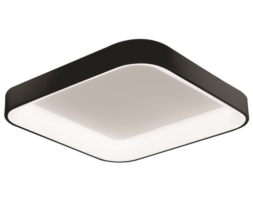 Світильник на стелю квадрат VELMAX V-СL-VERONA-S, max 50W, 3000K-6500K, 3000Lm, пульт ДК, чорний Світильник на стелю квадрат VELMAX V-СL-VERONA-S, max 50W, 3000K-6500K, 3000Lm, пульт ДК, чорний
