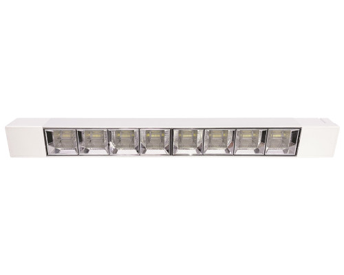 Трековий світильник лінійний лінза VELMAX V-TRL-L, 20W, 1600Lm, 4100K, 220V, білий Трековий світильник лінійний лінза VELMAX V-TRL-L, 20W, 1600Lm, 4100K, 220V, білий