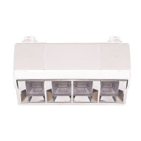 Трековий світильник лінійний лінза VELMAX V-TRL-LA, 10W, 800Lm, 4100K, 220V, білий Трековий світильник лінійний лінза VELMAX V-TRL-LA, 10W, 800Lm, 4100K, 220V, білий