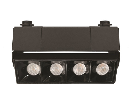 Трековий світильник лінійний лінза VELMAX V-TRL-LA-Black-L, 10W, 800Lm, 4100K, 220V, чорний Трековий світильник лінійний лінза VELMAX V-TRL-LA-Black-L, 10W, 800Lm, 4100K, 220V, чорний