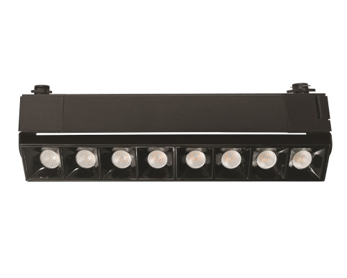 Трековий світильник лінійний лінза VELMAX V-TRL-LA-Black-L, 20W, 1600Lm, 4100K, 220V, чорний Трековий світильник лінійний лінза VELMAX V-TRL-LA-Black-L, 20W, 1600Lm, 4100K, 220V, чорний