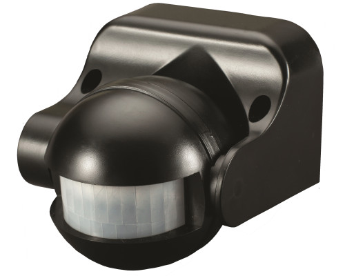 Датчик руху VELMAX V-ІМS-09, AC220-240V, кут 180°, (ST09), чорний Датчик руху VELMAX V-ІМS-09, AC220-240V, кут 180°, (ST09), чорний