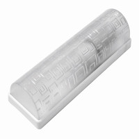 Світильник, пластик, білий, Е27, 20W, 215х71х65мм, IP20, (Б-005)