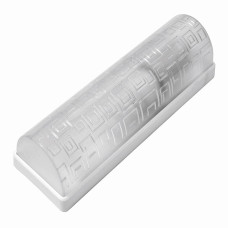 Світильник, пластик, білий, Е27, 20W, 215х71х65мм, IP20, (Б-005)