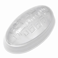 Світильник, пластик, білий, Е27, 40W, 270х160х85мм, IP20, (О-005)