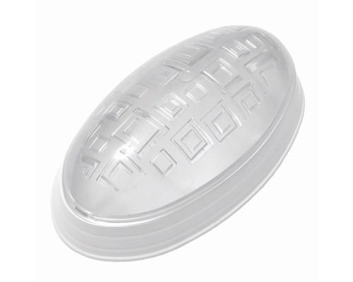 Світильник, пластик, білий, Е27, 40W, 270х160х85мм, IP20, (О-005)