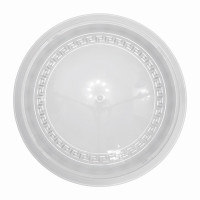 Світильник, пластик, білий, Е27, 40W, 235х80мм, IP20, (Е-001)