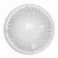 Світильник, пластик, білий, Е27, 40W, 235х80мм, IP20, (Е-006)