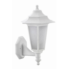 Світильник парковий FLORA, настін. з ніжкою, 40W, E27, IP44, ударост. PC/PP, білий, (016 038 020117)