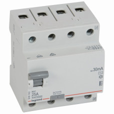 Диф. Реле Legrand RX3, 4Р, 25А, 30mА,  Тип "АC" (402062)