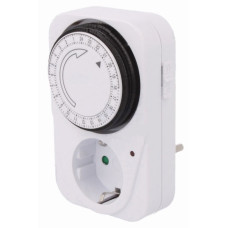 Реле часу добове механічне в розетку 16A, 3500W
